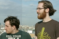 A composite photo of loadbang on the roof