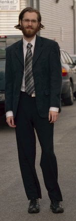 Standing in the street